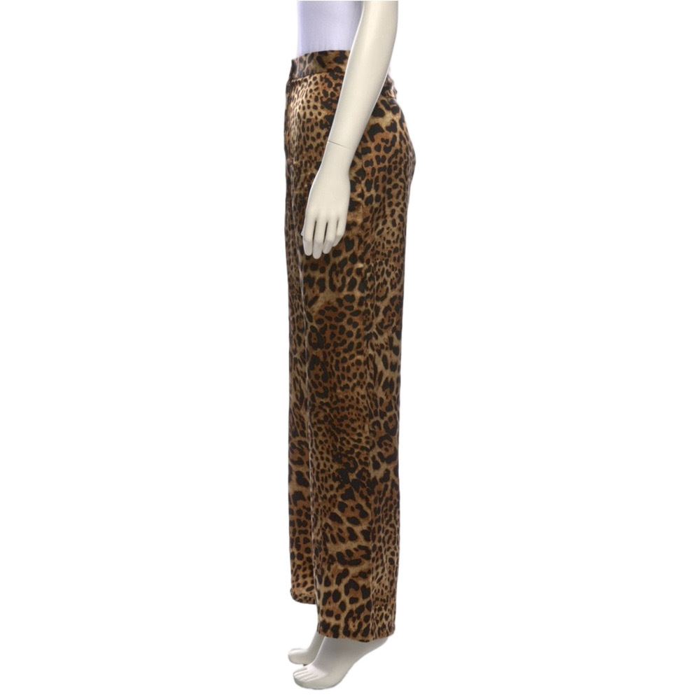 Nili Lotan Silk Leopard Print Pants - S - Picture 2 of 3